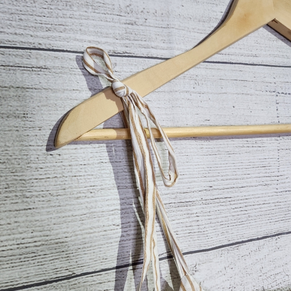 MINKPINK Cream Striped Dress, NWT Size S - Picture 5 of 10